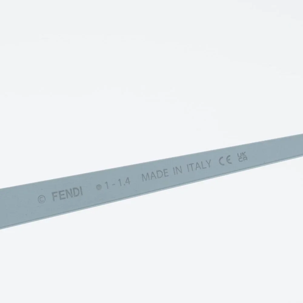 Fendi FE40138U 85V Sunglasses Blue Cat Eye Frame, Blue Lenses